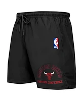 Pro Standard Men's Black Chicago Bulls Area Code Shorts