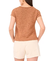 Vince Camuto Women's Short-Sleeve Knit Top