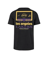 '47 Brand Men's Black Los Angeles Lakers City Edition Backboard Franklin T-Shirt