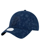 New Era Women's Navy Boston Red Sox Tonal Floral 9TWENTY Adjustable Hat