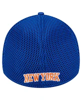 New Era Men's Blue York Knicks Subtle Camo 39THIRTY Flex Hat
