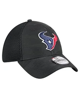 New Era Men's Black Houston Texans Active Camo 39THIRTY Flex Hat