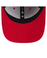 New Era Men's Scarlet San Francisco 49ers Game Day Linear 39THIRTY Flex Hat
