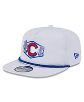 New Era Men's White Chicago Cubs 2025 Spring Training Palm Golfer Adjustable Hat
