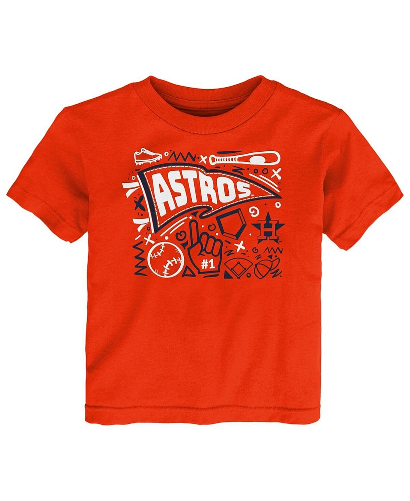 Outerstuff Toddler Orange Houston Astros Ballpark Fun T-Shirt