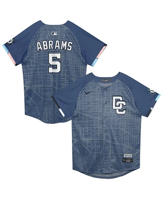 Nike Preschool Cj Abrams Blue Washington Nationals City Connect 2025 Limited Jersey
