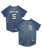 Nike Preschool Cj Abrams Blue Washington Nationals City Connect 2025 Limited Jersey