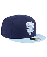 New Era Men's Navy/Light Blue San Francisco Giants Color Pack 2-Tone 59FIFTY Fitted Hat