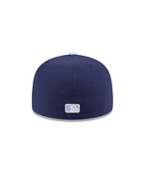 New Era Men's Navy/Light Blue Los Angeles Angels Color Pack Two-Tone 59FIFTY Fitted Hat