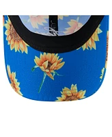 New Era Women's Blue Detroit Lions Adventure Sunflower 9TWENTY Adjustable Hat