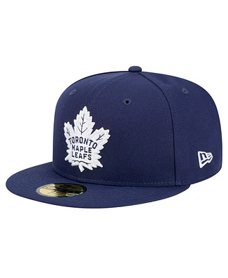 New Era Men's Navy Toronto Maple Leafs Core 59FIFTY Fitted Hat