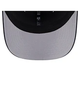 New Era Men's Navy Houston Texans Main Trucker 9SEVENTY Stretch snap Hat