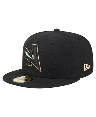 New Era Men's Black Augusta GreenJackets Authentic Collection 59FIFTY Fitted Hat