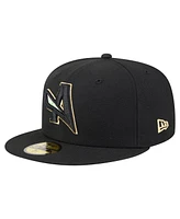New Era Men's Black Augusta GreenJackets Authentic Collection 59FIFTY Fitted Hat