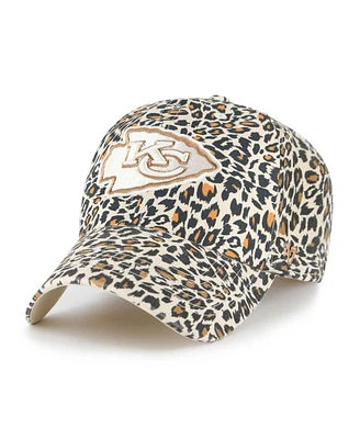 '47 Brand Women's Natural Kansas City Chiefs Lisa Clean Up Adjustable Hat