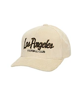 Mitchell & Ness Men's Cream Lafc Corduroy Off Pro Crown Adjustable Hat