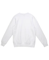 Mitchell & Ness x Bud Light Men's White Seattle Seahawks The Crest Pullover Sweatshirt