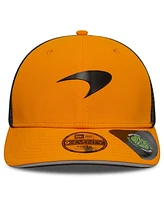 New Era Big Boys and Girls Orange/Black McLaren F1 Team 9SEVENTY Stretch-Snap Trucker Hat