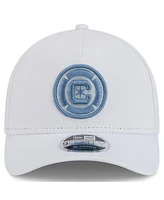 New Era Men's White Chicago Fire 2025 Jersey Hook 9FORTY M-Crown Adjustable Hat