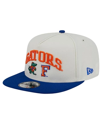 New Era Men's White Florida Gators Collegiate 9FIFTY A-Frame Snapback Hat