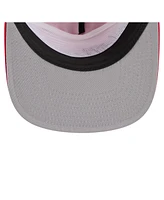 New Era Men's Red Washington Nationals Retro Satin Script Golfer Adjustable Hat