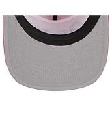 New Era Men's Red Los Angeles Angels Retro Satin Script Golfer Adjustable Hat