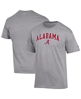 Champion Men's Heather Gray Alabama Crimson Tide Arch Over Logo T-Shirt