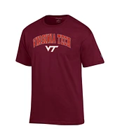 Champion Men's Maroon Virginia Tech Hokies Arched Logo T-Shirt