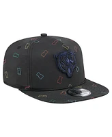 New Era Men's Black Chicago Bears Gummy Golfer Adjustable Hat