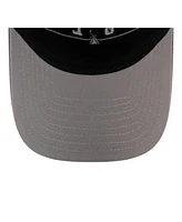 New Era Men's and Women's Black/Silver Las Vegas Aces 2025 Wnba Draft 9TWENTY Adjustable Hat