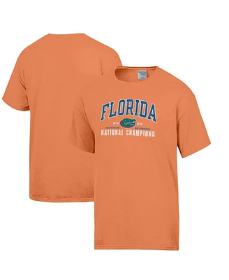 Comfortwash Men's Orange Florida Gators 2025 Ncaa Basketball National Champions T-Shirt
