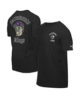 New Era Men's Black Sacramento Kings Sugar Skulls T-Shirt
