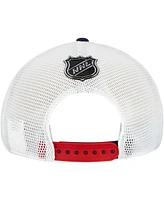 Fanatics Men's Navy/White Winnipeg Jets Authentic Pro Game Train Trucker Adjustable Hat