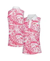 Smith & Quinn Women's White Kentucky Derby Alice Sleeveless Polo