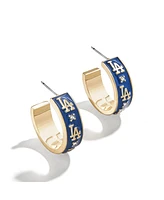 Wear By Erin Andrews x BaubleBar Los Angeles Dodgers Enamel Hoop Earrings