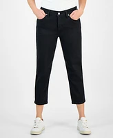 Style & Co Women's Mid-Rise Straight Leg Ankle Jeans, Exclusively at Macy's