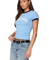 Edikted Women's London Contrast T Shirt