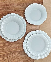 Pfaltzgraff Graceful Petals 12-Pc. Dinnerware Set, Service for 4