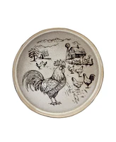 Pfaltzgraff Farmyard Rooster 12-Pc. Dinnerware Set, Service for 4