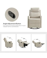 Julian Swivel rocker Recliner with Thick Seat Cushion