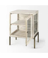 Solid Wood Square End Table for Living Room or Bedroom