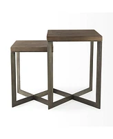 Traditional Solid Wood Square End Table – Timeless Accent Piece