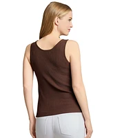 Jones New York Petite Sleeveless Scoop-Neck Tank Top