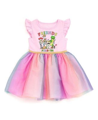 Toy Story Girls Pleated Tulle Dress