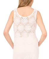 1.state Women's Crochet Open-Weave Tank Top