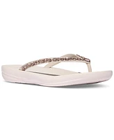 FitFlop Women's Iqushion Embellished Ergonomic Flip Flop Sandals