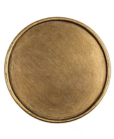Creative Co-op 12.3" Metal Martini Footed Base Cocktail Table