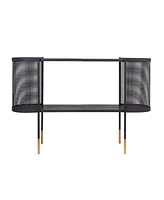 Creative Co-op 14.2" Metal Sleek Modern Console Table
