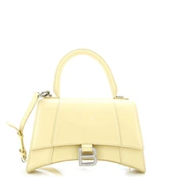 Pre-Owned Balenciaga Small Hourglass Top Handle Bag Leather