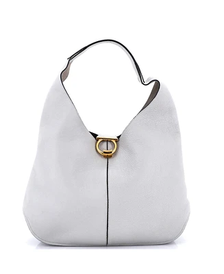 Pre-Owned Salvatore Ferragamo Gancini Margot Hobo Leather